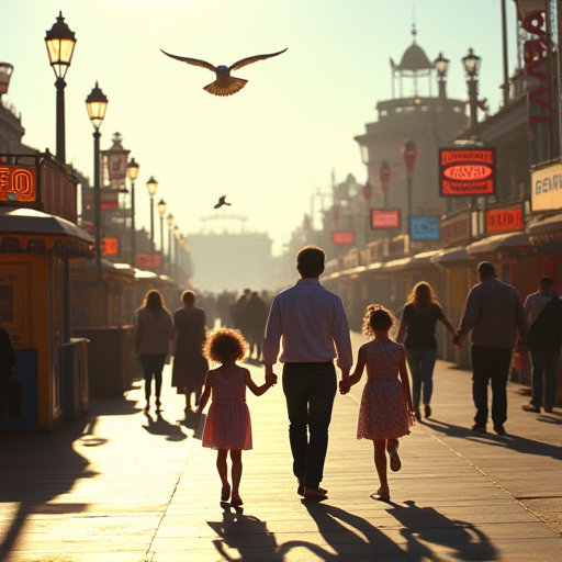 Imagined scene for day 7 in Blackpool