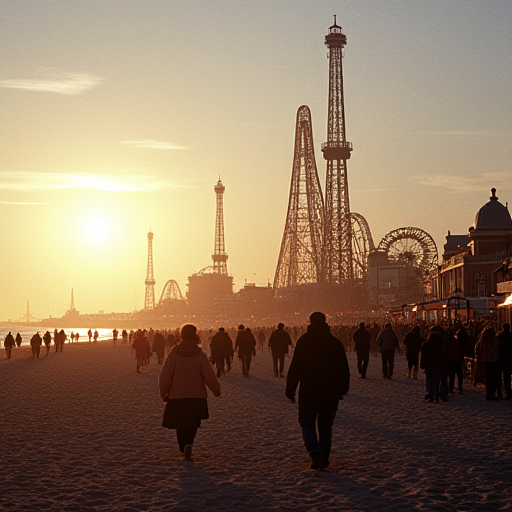 Imagined scene for day 9 in Blackpool
