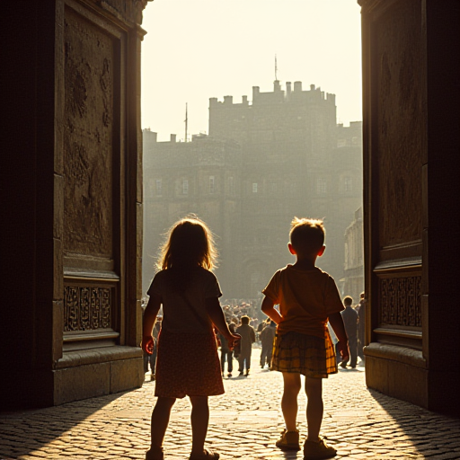 Imagined scene for day 18 in Edinburgh